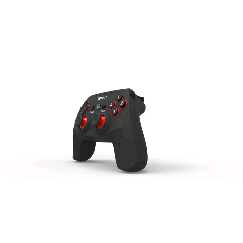Gamepad C-TECH Khort pre PC/PS3/Android, 2x analóg, X-input, vibračný, bezdrôtový, USB