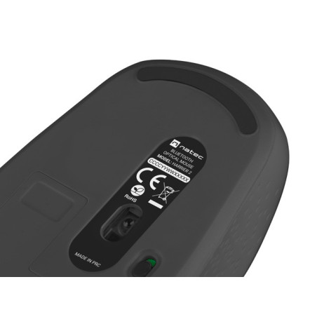 Natec optická myš HARRIER 2/1600 DPI/Kancelárska/Optická/1 600 DPI/Bezdrôtová Bluetooth/Čierna