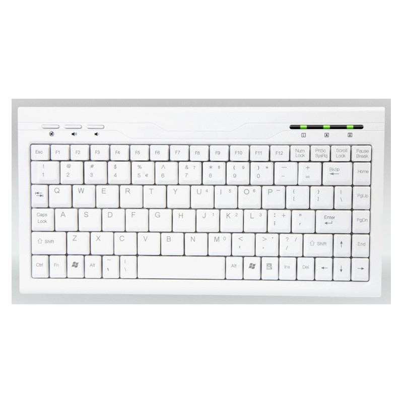 AMEI AM-K2001W/Drôtová USB/ CZ layout/Biela