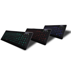 AMEI AM-K3001B/Drôtová USB/ CZ layout/Čierna