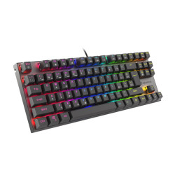 Genesis herná mechanická klávesnica THOR 303/TKL/RGB/Outemu Red/Drôtová USB/ CZ- SK layout/Čierna