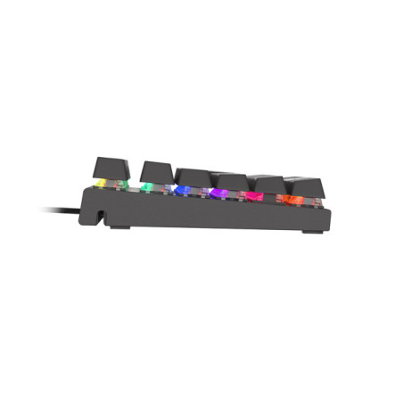 Genesis herná mechanická klávesnica THOR 303/TKL/RGB/Outemu Red/Drôtová USB/ CZ- SK layout/Čierna