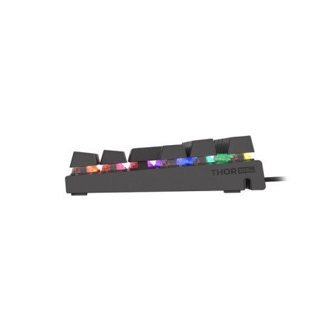 Genesis herná mechanická klávesnica THOR 303/TKL/RGB/Outemu Red/Drôtová USB/ CZ- SK layout/Čierna
