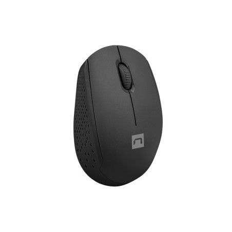 Myš Natec STORK/Kancelárska/Optická/1 600 DPI/Bezdrôtová USB/Čierna