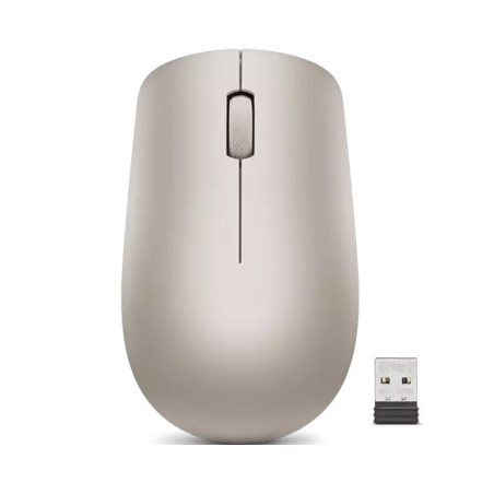 Lenovo 530/Cestová/Optická/1 200 DPI/Bezdrôtová USB/Almond