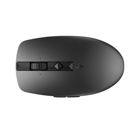 HP 710/Kancelárska/Optická/Pre pravákov/3 000 DPI/Drôtová+bezdrôtová/Čierna