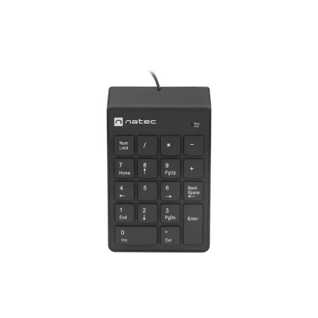 Numerická klávesnica Natec GOBY 2/Drôtová USB/Čierna