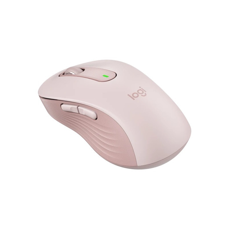 Logitech Signature M650 L/Kancelárska/Optická/Pre pravákov/4 000 DPI/USB+BT/Ružová