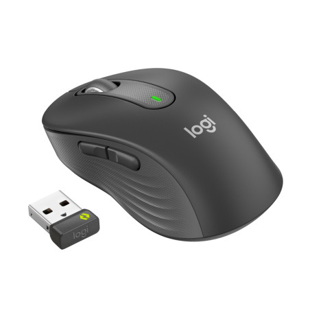 LOGITECH Signature M650 for Business/Kancelárska/Laserová/Pre pravákov/4 000 DPI/USB+BT/Grafitová