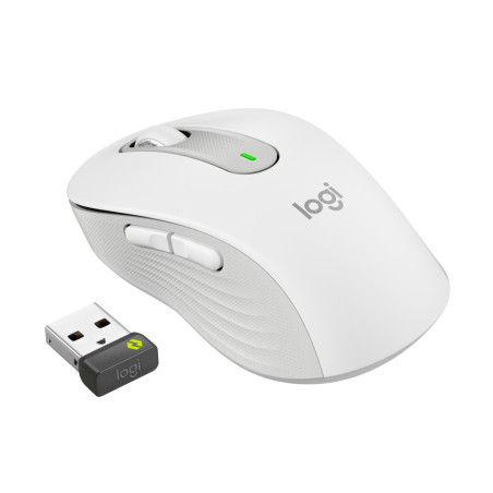 LOGITECH Signature M650/Kancelárska/Laserová/Pre pravákov/4 000 DPI/USB+BT/Biela