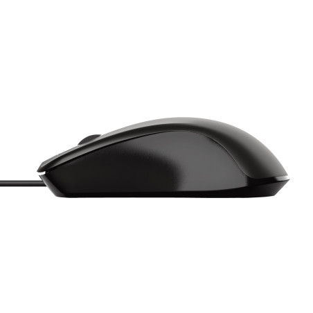 TRUST BASICS/Kancelárska/Optická/1 200 DPI/Drôtová USB/Čierna