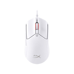 HP HyperX Pulsefire Haste 2/Herná/Optická/Pre pravákov/Drôtová USB/Biela