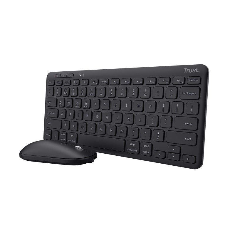TRUST LYRA WL KEYBOARD & MOUSE US (myš+kláv) čierna