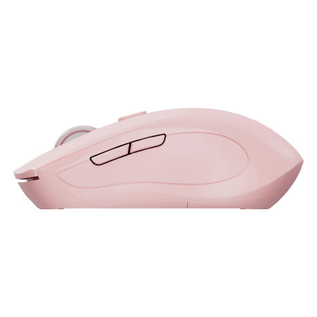 C-TECH WLM-12PK/Ergonomická/Optická/Pre pravákov/1 600 DPI/USB+BT/Ružová