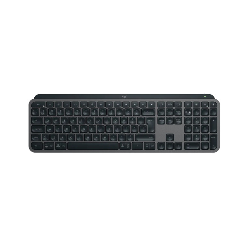 Logitech MX KEYS S/Bezdrôtová USB + Bluetooth/ CZ- SK layout/Grafitová