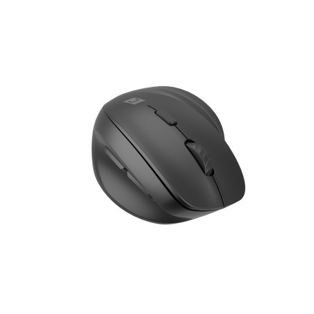 Natec CRAKE 2/Kancelárska/Optická/Pre ľavákov/2 400 DPI/USB+BT/Čierna