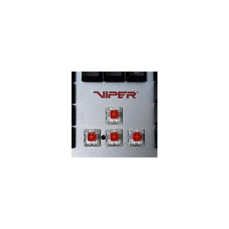 Patriot Viper 765 RGB/Drôtová USB/RU layout/Čierna-strieborná