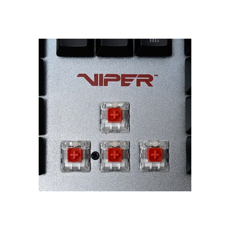 Patriot Viper 765 RGB/Drôtová USB/RU layout/Čierna-strieborná