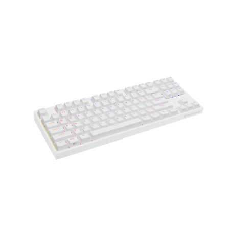 Genesis herná mechanická klávesnica THOR 404/RGB/Khail Box Brown/Drôtová USB/US layout/Biela