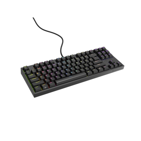 Genesis herná mechanická klávesnica THOR 404/RGB/Khail Box Brown/Drôtová USB/US layout/Čierna