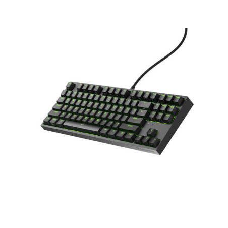 Genesis herná mechanická klávesnica THOR 404/RGB/Khail Box Brown/Drôtová USB/US layout/Čierna