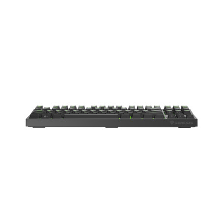 Genesis herná mechanická klávesnica THOR 404/RGB/Gateron Yellow Pro/Drôtová USB/US layout/Čierna