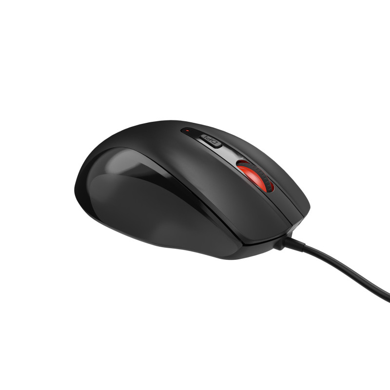 Natec optická myš PIGEON 2/4 000 DPI/Kancelárska/Optická/4 000 DPI/Drôtová USB/Čierna