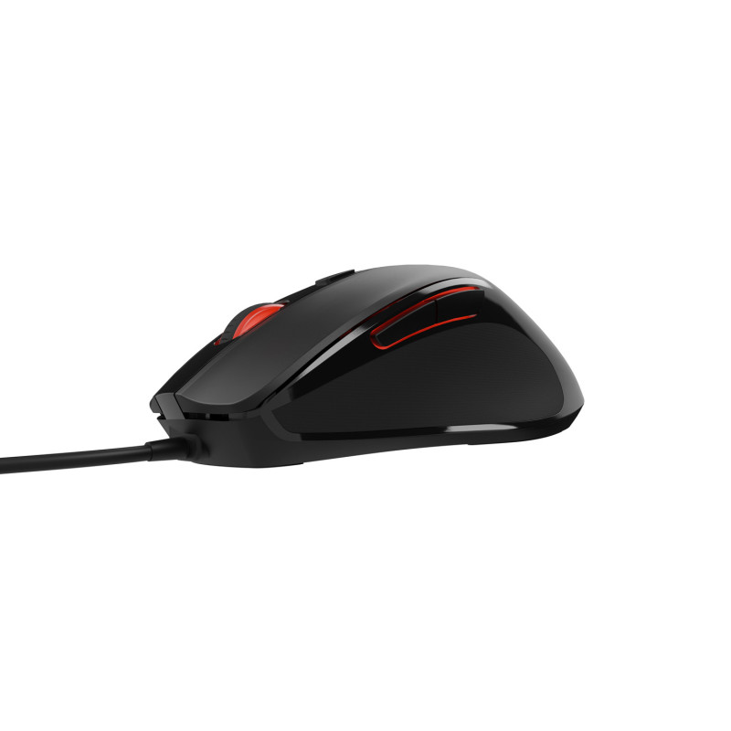 Natec optická myš PIGEON 2/4 000 DPI/Kancelárska/Optická/4 000 DPI/Drôtová USB/Čierna