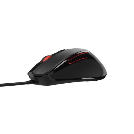 Natec optická myš PIGEON 2/4 000 DPI/Kancelárska/Optická/4 000 DPI/Drôtová USB/Čierna