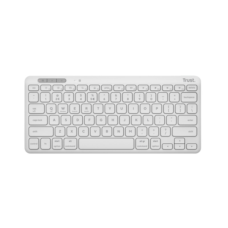 TRUST Lyra/Bezdrôtová USB/US layout/Biela