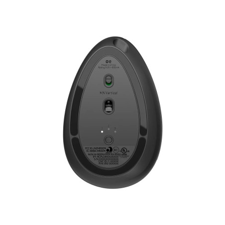 Logitech MX Vertical/Vertikálna/Optická/Pre pravákov/4 000 DPI/USB+BT/Grafitová