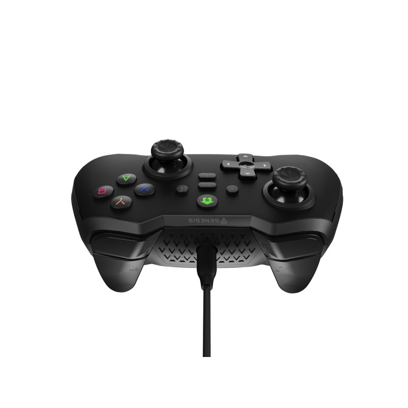 Drôtový gamepad Genesis MANGAN 300, pre PC/Switch/Mobil, čierny