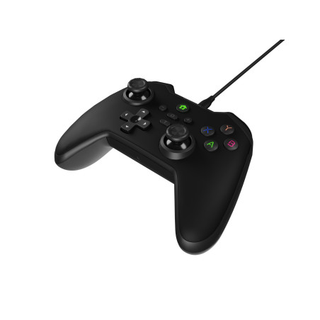 Drôtový gamepad Genesis MANGAN 300, pre PC/Switch/Mobil, čierny