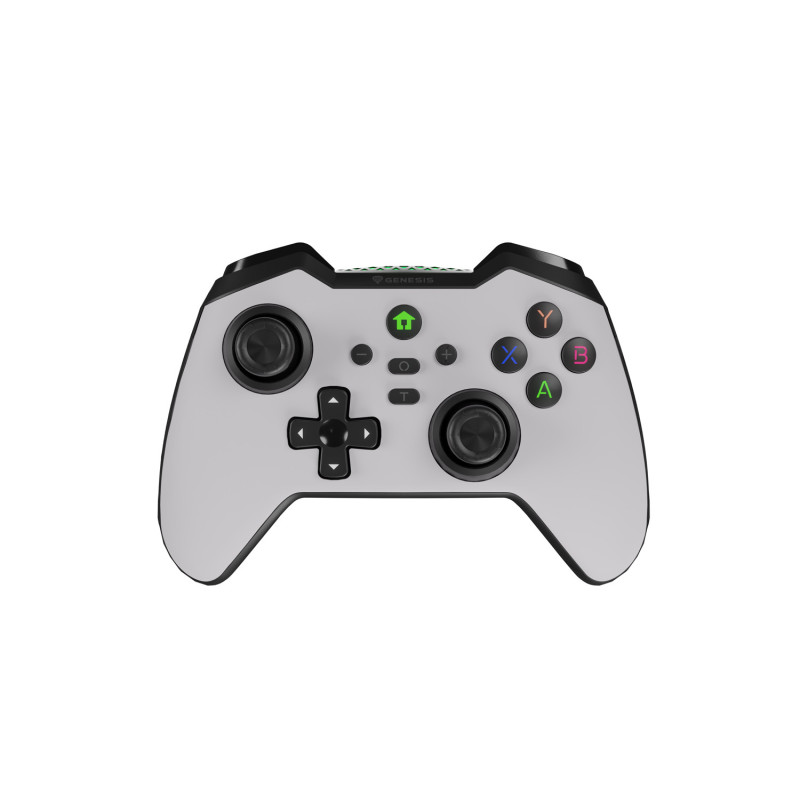Bezdrôtový gamepad Genesis MANGAN 400 pre PC/Switch/Mobil, biely