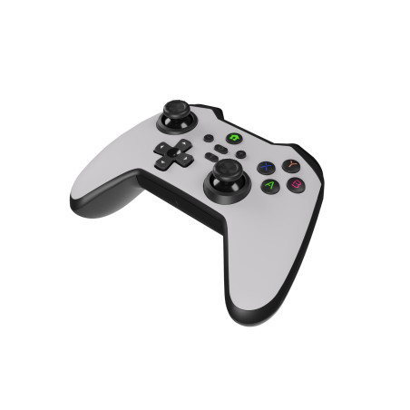 Bezdrôtový gamepad Genesis MANGAN 400 pre PC/Switch/Mobil, biely