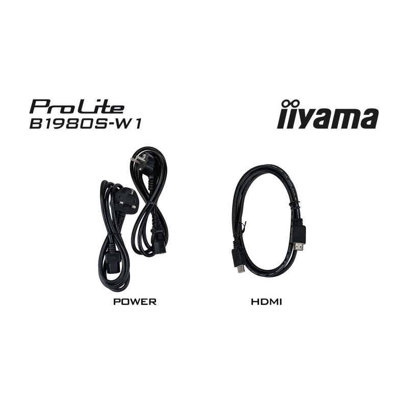 iiyama ProLite/B1980S-W1/19"/TN/1280x1024/75Hz/3ms/White/3R