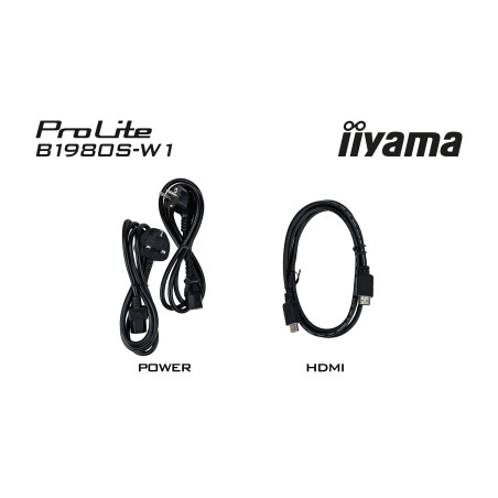 iiyama ProLite/B1980S-W1/19"/TN/1280x1024/75Hz/3ms/White/3R