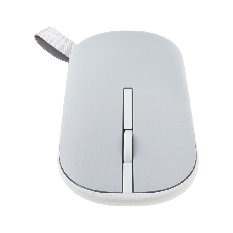 ASUS MD100 Lite/Cestovná/Optická/1 600 DPI/USB+BT/Sivá
