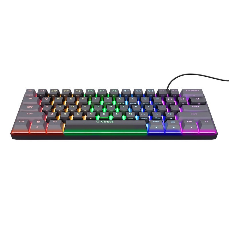 Trust Gaming GXT 867 Acira/Drôtová USB/US layout/Čierna