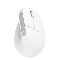 Trust Bayo+/Vertikálna/Optická/Pre pravákov/2 400 DPI/USB+BT/Biela