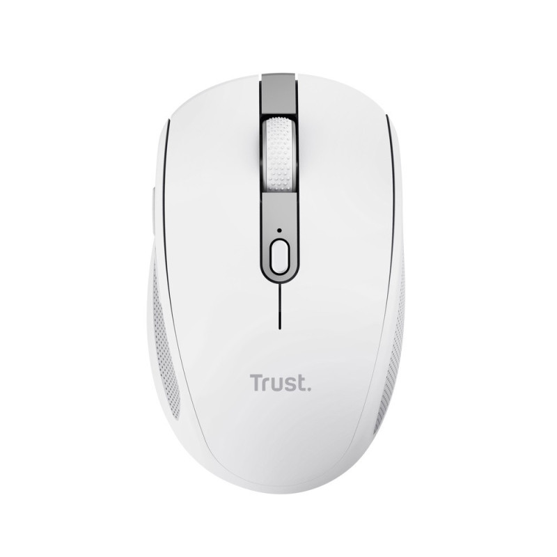 Trust Ozaa/Kancelárska/Optická/Pre pravákov/3 200 DPI/USB+BT/Biela