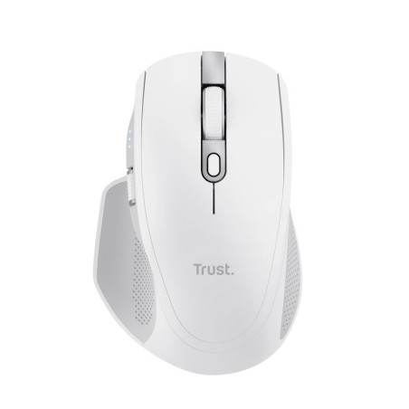 Trust Ozaa+/Kancelárska/Optická/Pre pravákov/3 200 DPI/USB+BT/Biela