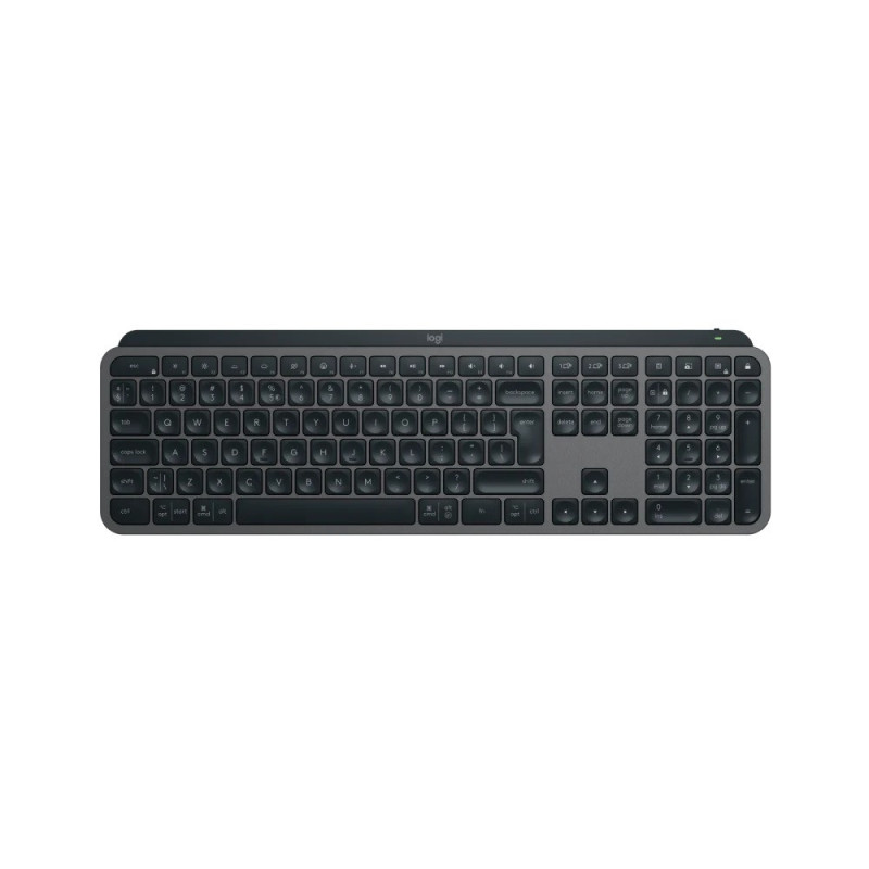 Logitech MX KEYS S/Bezdrôtová USB + Bluetooth/US layout/Grafitová