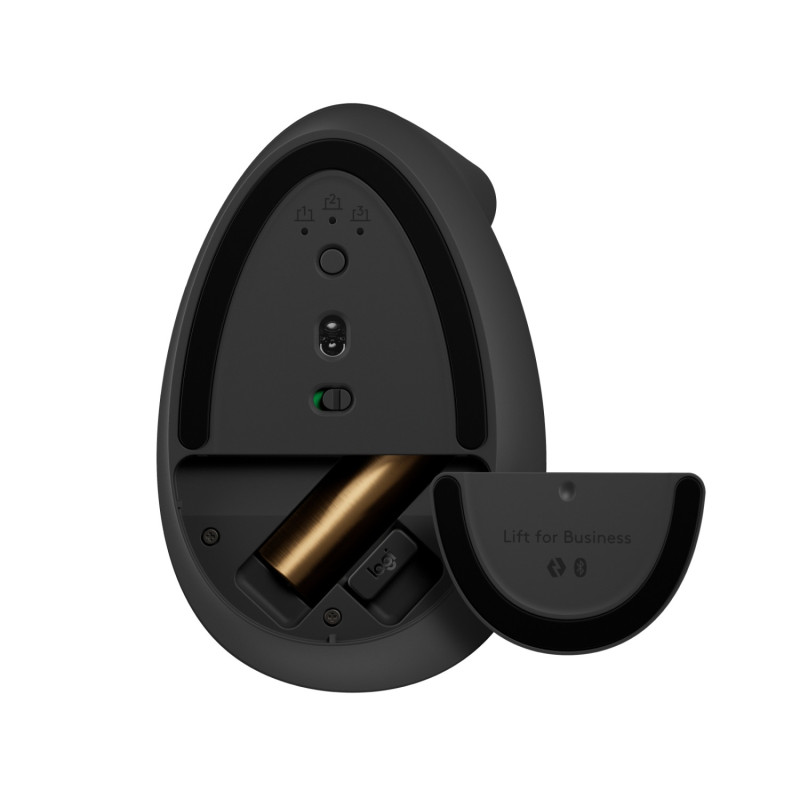 LOGITECH Lift For Business/Ergonomická/Optická/Pre pravákov/4 000 DPI/USB+BT/Grafitová