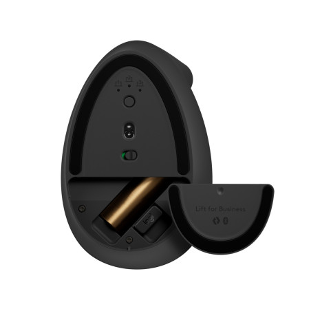 LOGITECH Lift For Business/Ergonomická/Optická/Pre pravákov/4 000 DPI/USB+BT/Grafitová