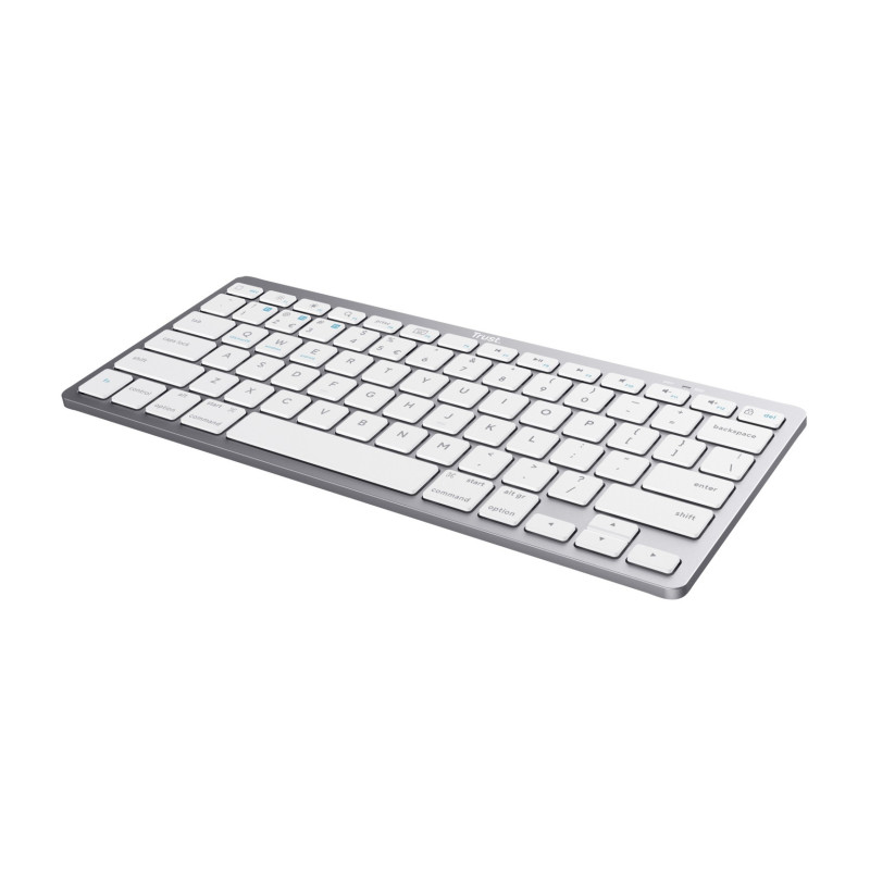 TRUST/Bezdrôtová Bluetooth/ CZ- SK layout/Strieborná