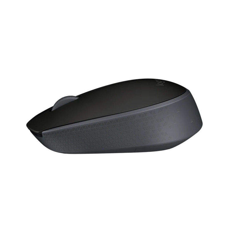 Logitech M171/Cestovná/Optická/1 000 DPI/Bezdrôtová USB/Čierna-šedá