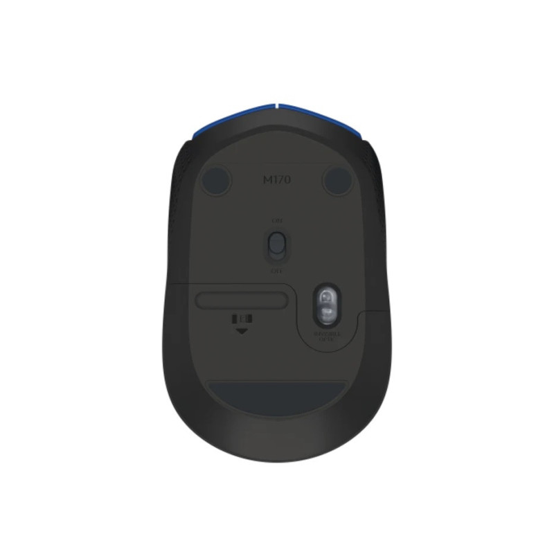 Logitech M171/Cestovná/Optická/1 000 DPI/Bezdrôtová USB/Čierna-šedá