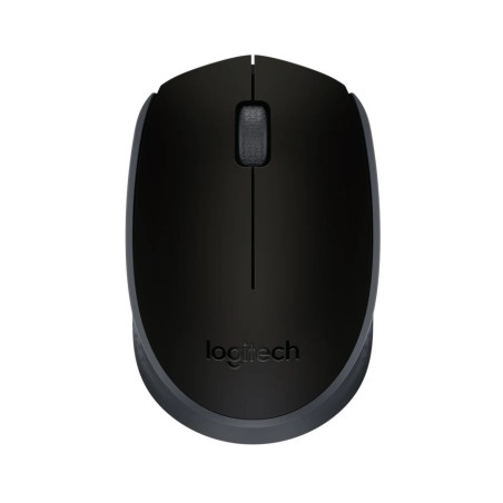 Logitech M171/Cestovná/Optická/1 000 DPI/Bezdrôtová USB/Čierna-šedá