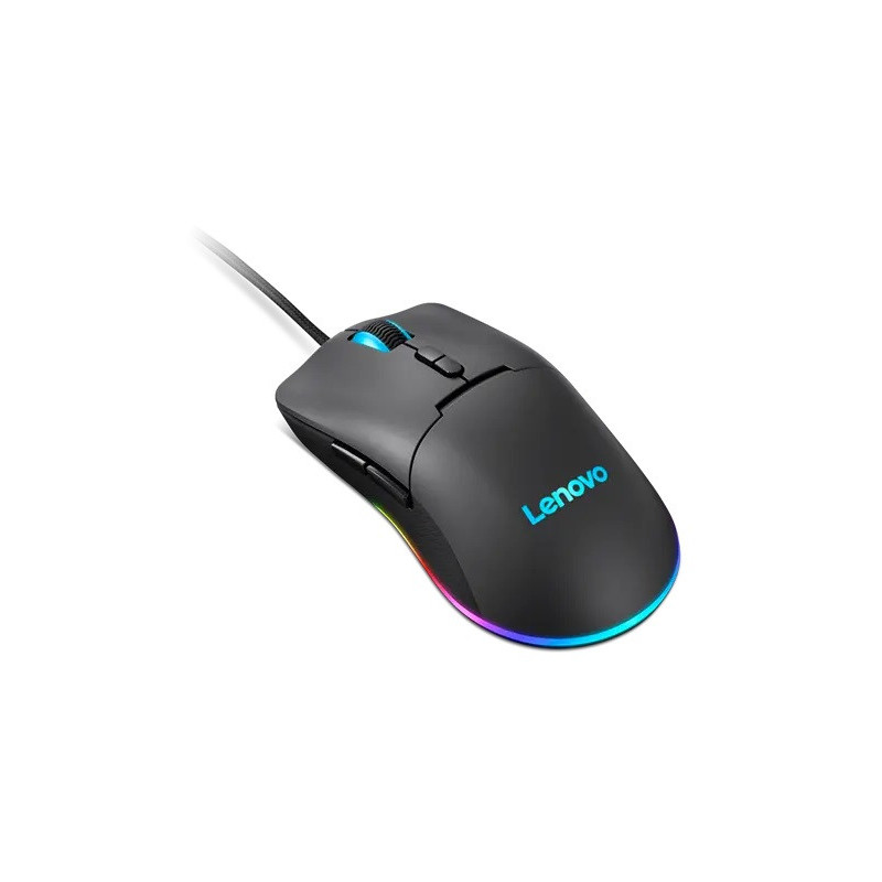 Lenovo M210/Herná/Optická/Pre pravákov/8 000 DPI/Drôtová USB/Čierna